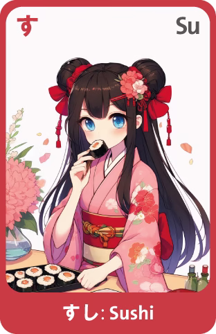 Memocard hiragana su