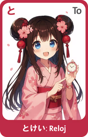 Memocard Hiragana と TO