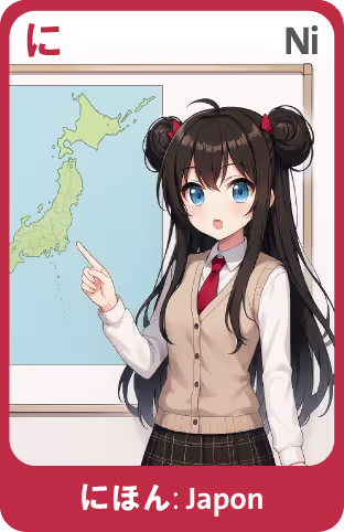 Memocard Hiragana に NI