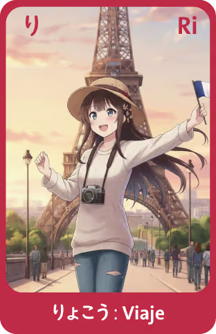 Memocard hiragana り RI