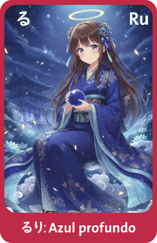 Memocard Hiragana る RU